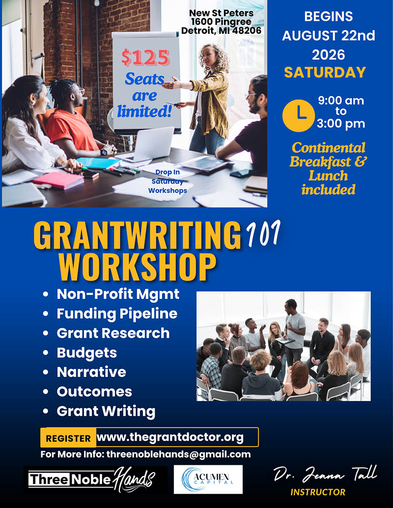 Grant Writing 101 Workshop